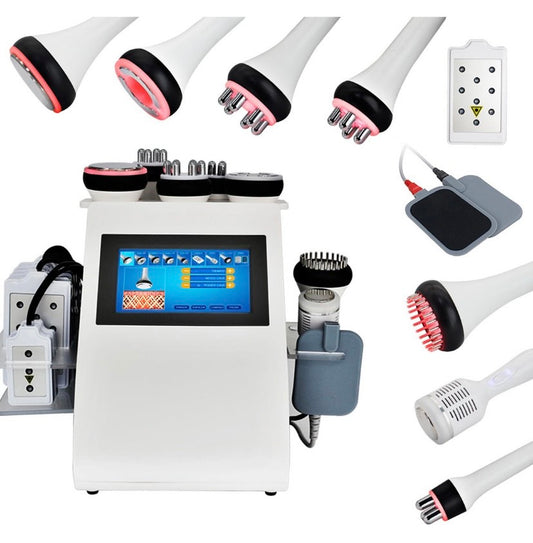 Cavitación 9 En 1 + Lipoláser + Electroestimulación + Rf + Vacuum
